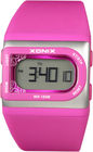 Light Pink Waterproof Womens Digital Watches With Lithium Battery