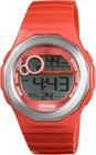 Round Women Digital Watches With EL Light And 100m Water Resistant