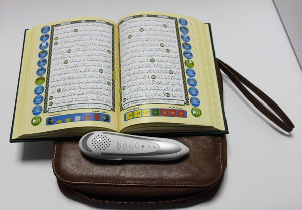 OEM / ODM Smart 4GB flash big speaker Digital Quran Pen, Muslim holy Quran Readpen online