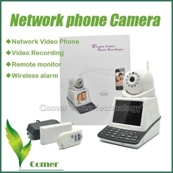 Indoor DDNS / HTTP / SMTP Motion Detection CMOS P2P IP Camera 208x188x115mm