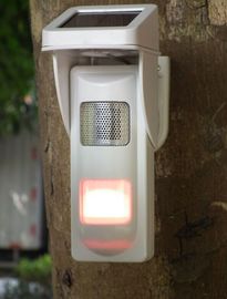 Outdoor Solar  Alarm Motion Detectors With Sound & Light Alert For Park Fire Fighting