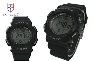 Environmental-friendly plastic digital  movement 1 - 10 ATM waterproof Sports Watches