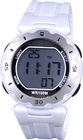 Cyan Blue LCD Chronograph Womens Digital Watches With Water Resistance 100M