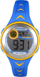 Fashion Anti-static  Womens Digital Watches With EL Back Light KU