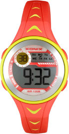 Fashion Anti-static  Womens Digital Watches With EL Back Light KU