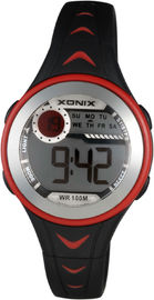 Fashion Anti-static  Womens Digital Watches With EL Back Light KU