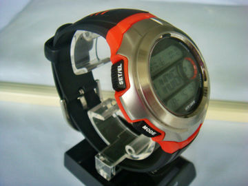 Plastic Round Count-Down Timer Quartz Digital Watches For Men