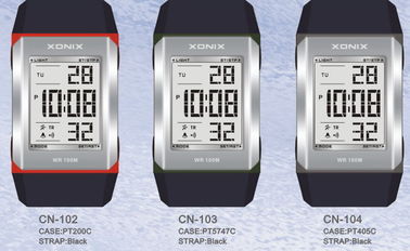 Boys Rectangular Waterproof Quartz Digital Watch With One Window Bezel