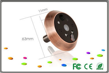residential intercom systems LCD digital peephole door viewer of English / French / Spanish