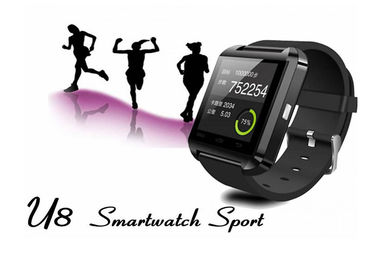 Black U8 Wrist Watch Bluetooth Mate For Android IOS Samsung Mp3 Wristband