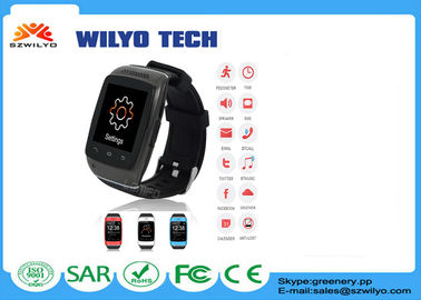 Black Mp3 1.54 Inch Bluetooth Wrist Watch for Iphone and Android Phone