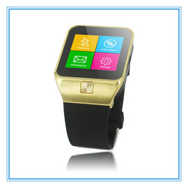 WS28 1.54&quot; Bluetooth Wrist Watch Touch Screen Wechat Music Gsm Gold