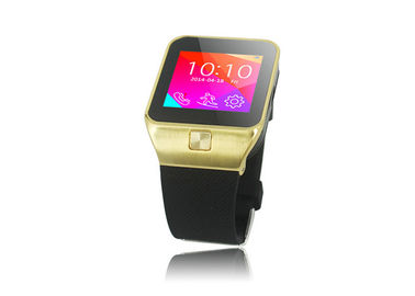 WS28 1.54&quot; Bluetooth Wrist Watch Touch Screen Wechat Music Gsm Gold