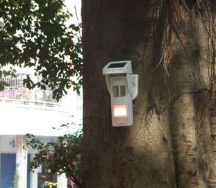 Solar Alarm PIR Detector With Sound and Light Alert No Trespassing