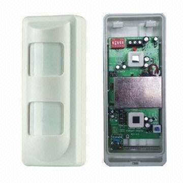 Outdoor Wireless Infrared Sensor with  Independent dual-element 2 PIR detection