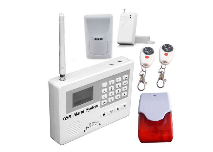 GSM Intrusion Wireless Burglar Alarm Systems With Wire tap 24 Hours Zone