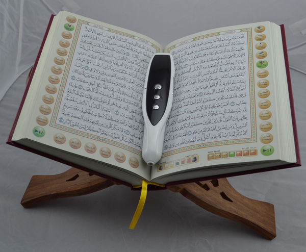 Pointing, listening and learning Islamic Azan, Digital Muslim Holy Quran Pens