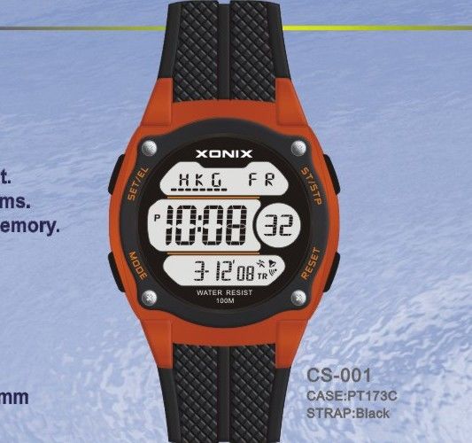 Mens Sports Quartz Digital Watches With 100M Water Resistant