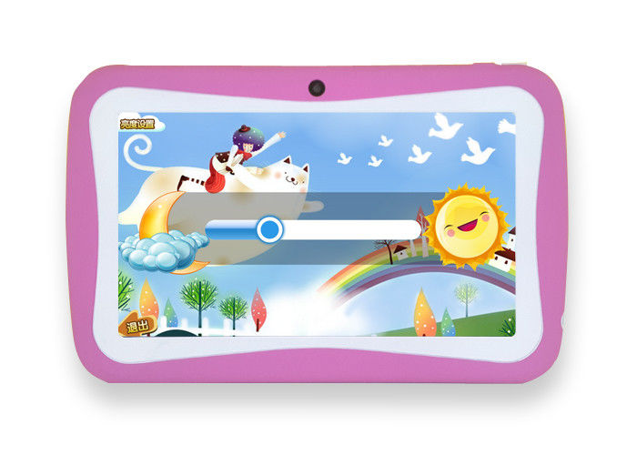 Pink  Android  Allwinner 23 kids educational tablets Custoimzed UI Support MP3 WMA OGG
