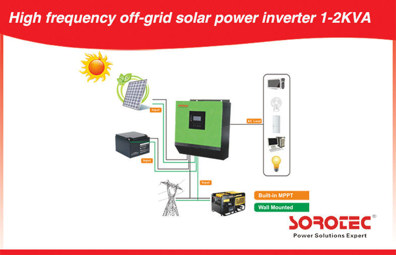 Solar Power System High frequency off-grid solar power inverter for home 1-2KVA