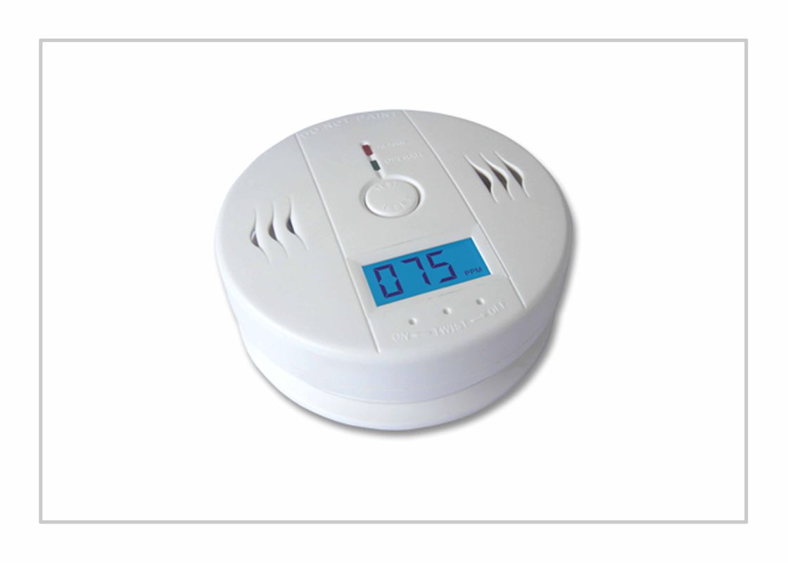 Portable Carbon Monoxide Co Alarm Detector With Lcd Displayer For Home