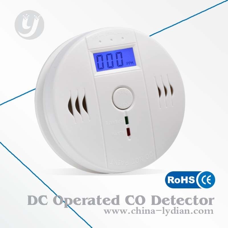 3 x 1.5V LCD Display CO Alarm Detector With EN50291,Carbon Monoxide Detector