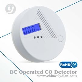 LCD Display CO Alarm Detector With Electrochemistry CO Sensor DC 9V