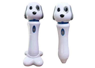 White Plastic Kids Learning Pen Cute Dog Educational With Recording / MP3